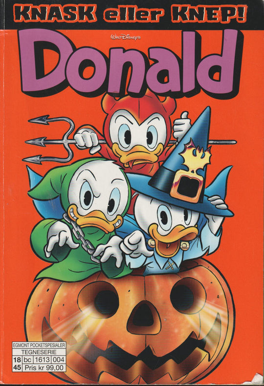 Walt Disney. 2018. Donald: Knask eller knep! (Egmont Pockestpesialer). Bok.