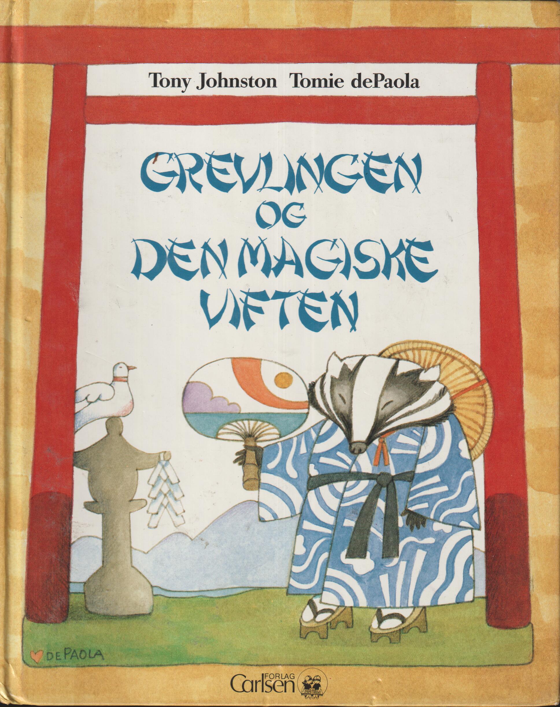 Tony Johnston og Tomie dePaola. 1990. Grevlingen og den magiske viften. Bok.
