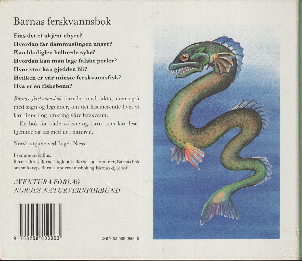 Bisse Falk & Lena Kallenberg. 1990. Barnas ferskvannsbok. Bok.