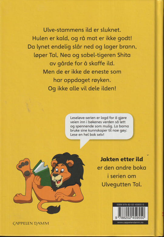 Tor Åge Bringsværd. 2008. Jakten etter ild (Ulvegutten Tal 2). Bok.