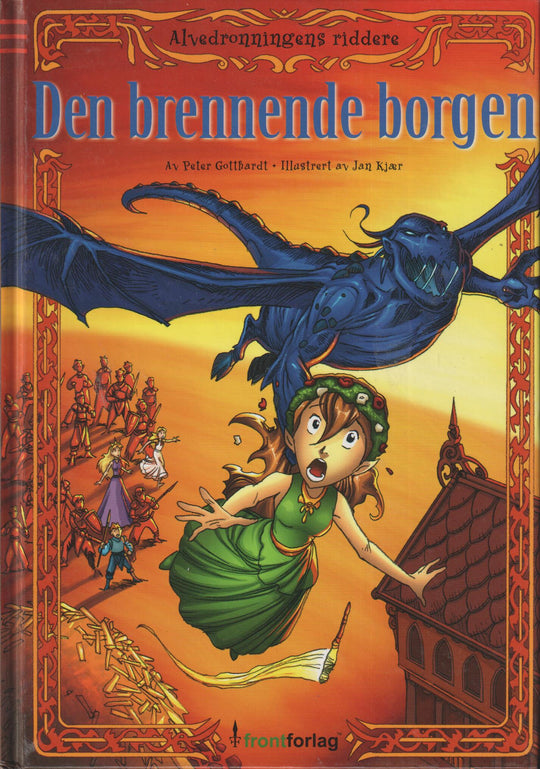 Peter Gotthardt. 2008. Den brennende borgen. Bok.