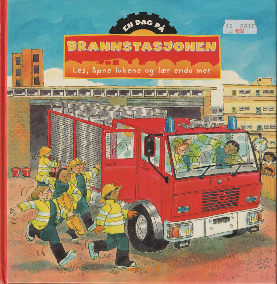En dag på brannstasjonen. Bok.
