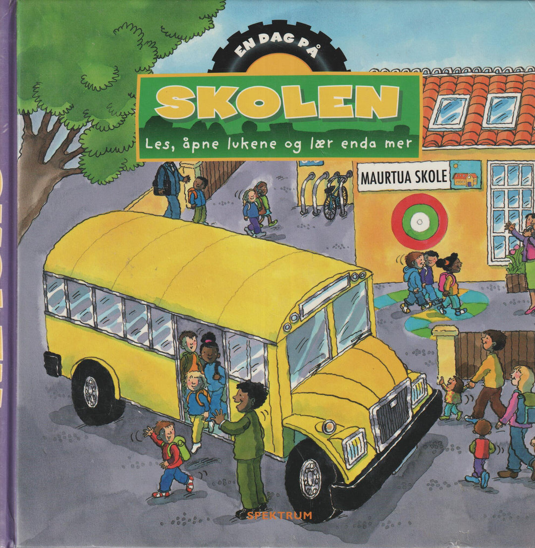 En dag på skolen. Bok.