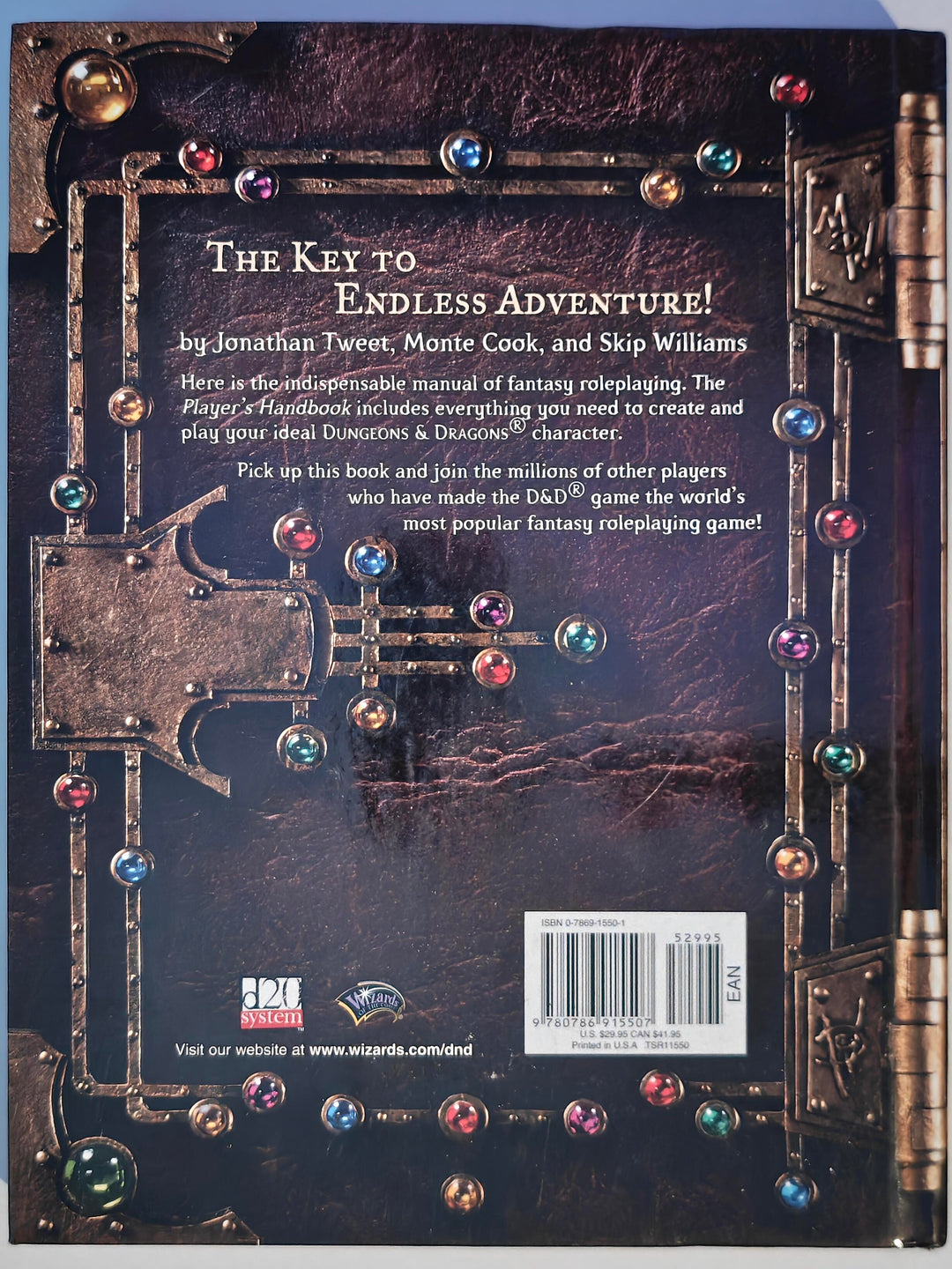 Wizards of the Coast. 2003. Player's Handbook (3.5 edition). Bok.