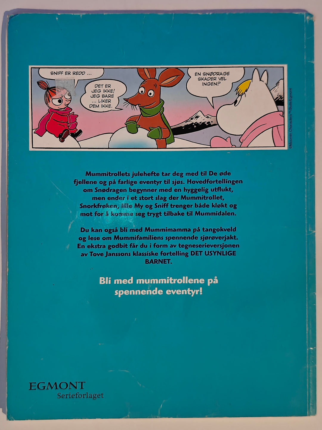 Tove Jansson. 1995. Mummitrollet: Ingen jul uten. Bok.