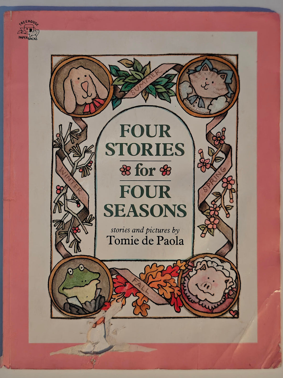 Tomie de Paola. 1977. Four Stories for Four Seasons. Bok.
