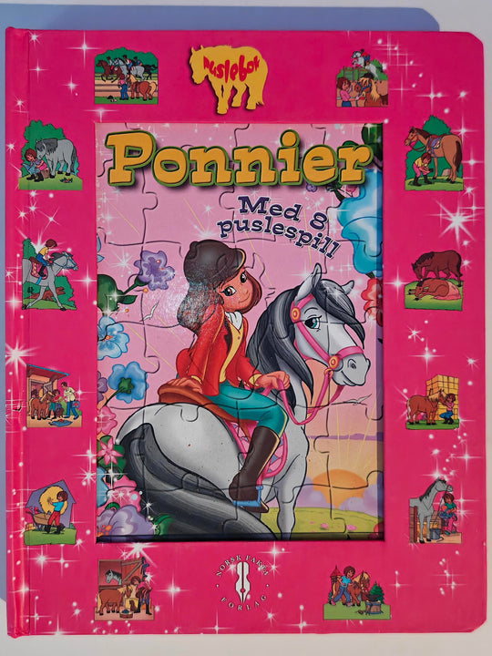 Diverse. 2010. Ponnier: Med 8 puslespill. Bok.