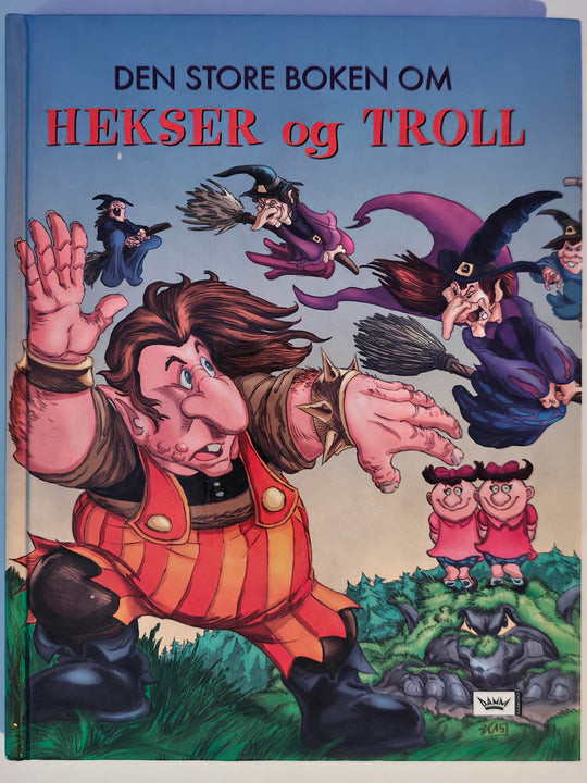 Diverse. 1994. Den store boken om hekser og troll. Bok.