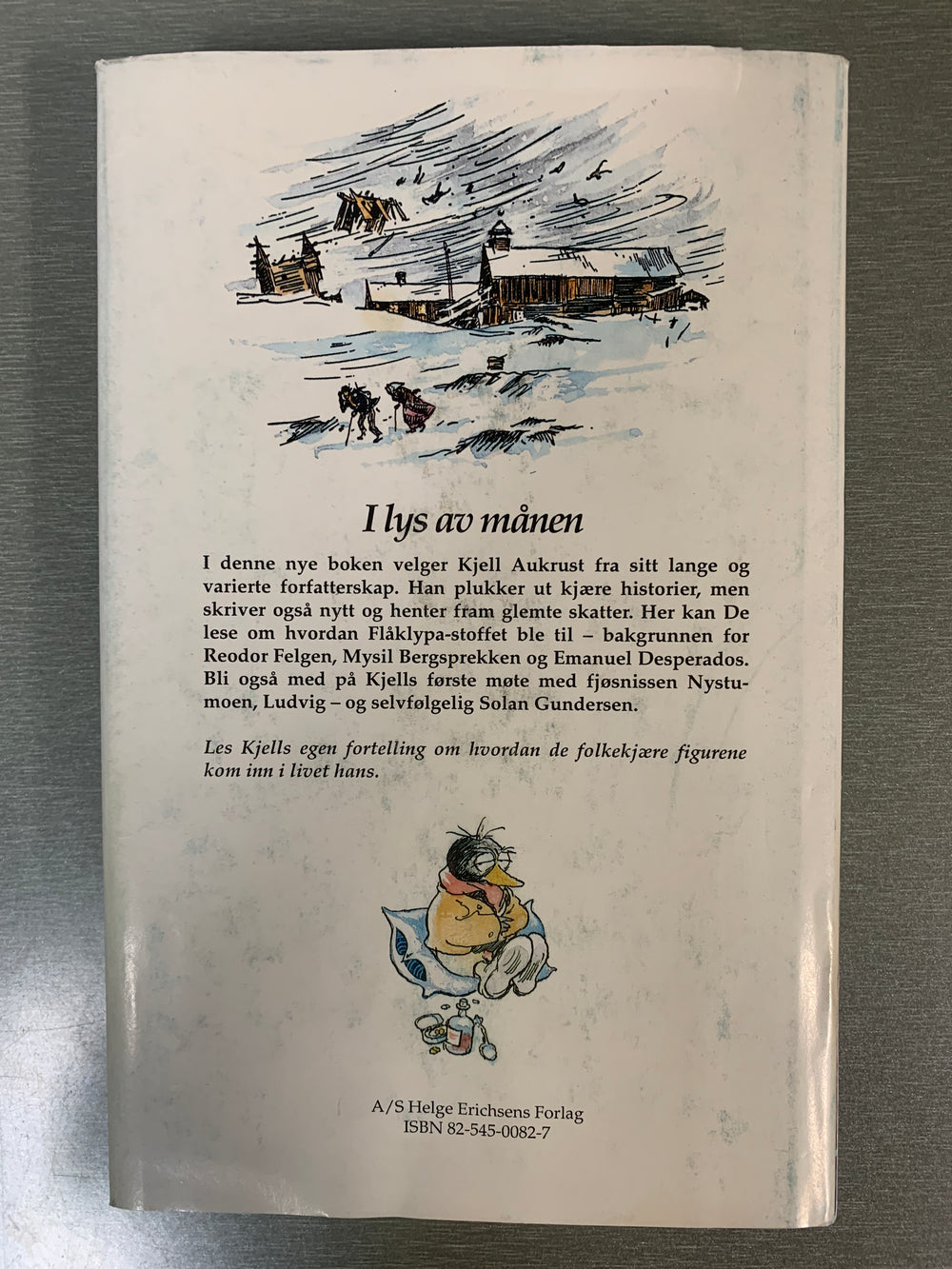 Kjell Aukrust. I lys av månen. Bok.