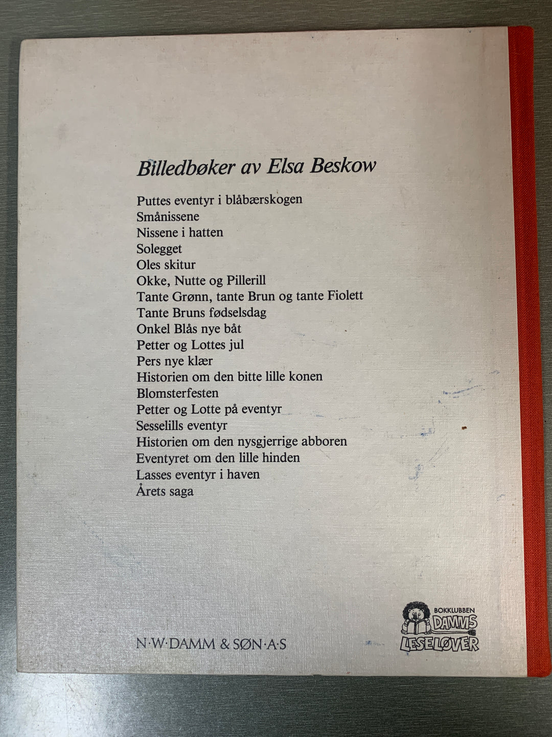 Elsa Beskow. Oles skitur. Bok.
