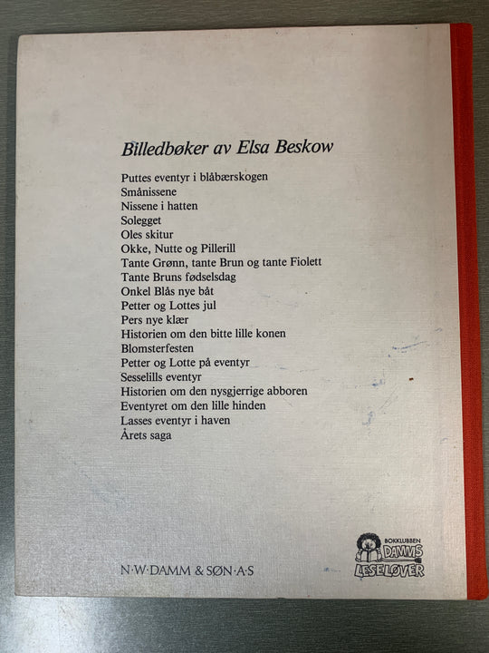 Elsa Beskow. Oles skitur. Bok.