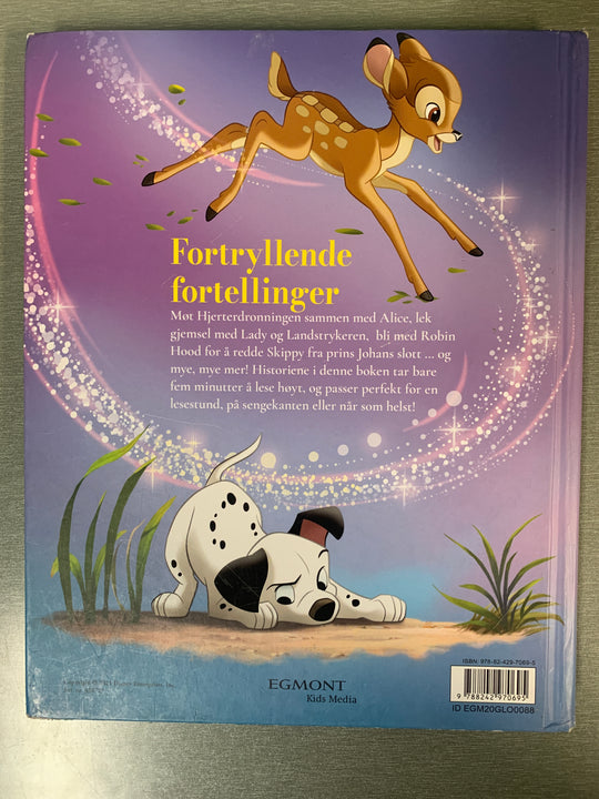 Disney. 5 historier som tar fem minutter å lese! Bok.