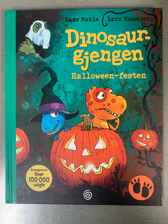Lars Mæhle. Dinosaurgjengen: Halloween-festen. Bok.