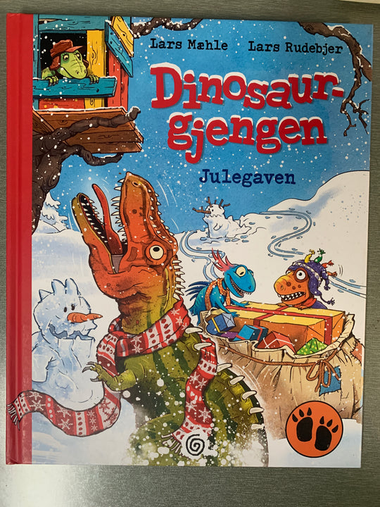 Lars Mæhle. Dinosaurgjengen: Julegaven. Bok.