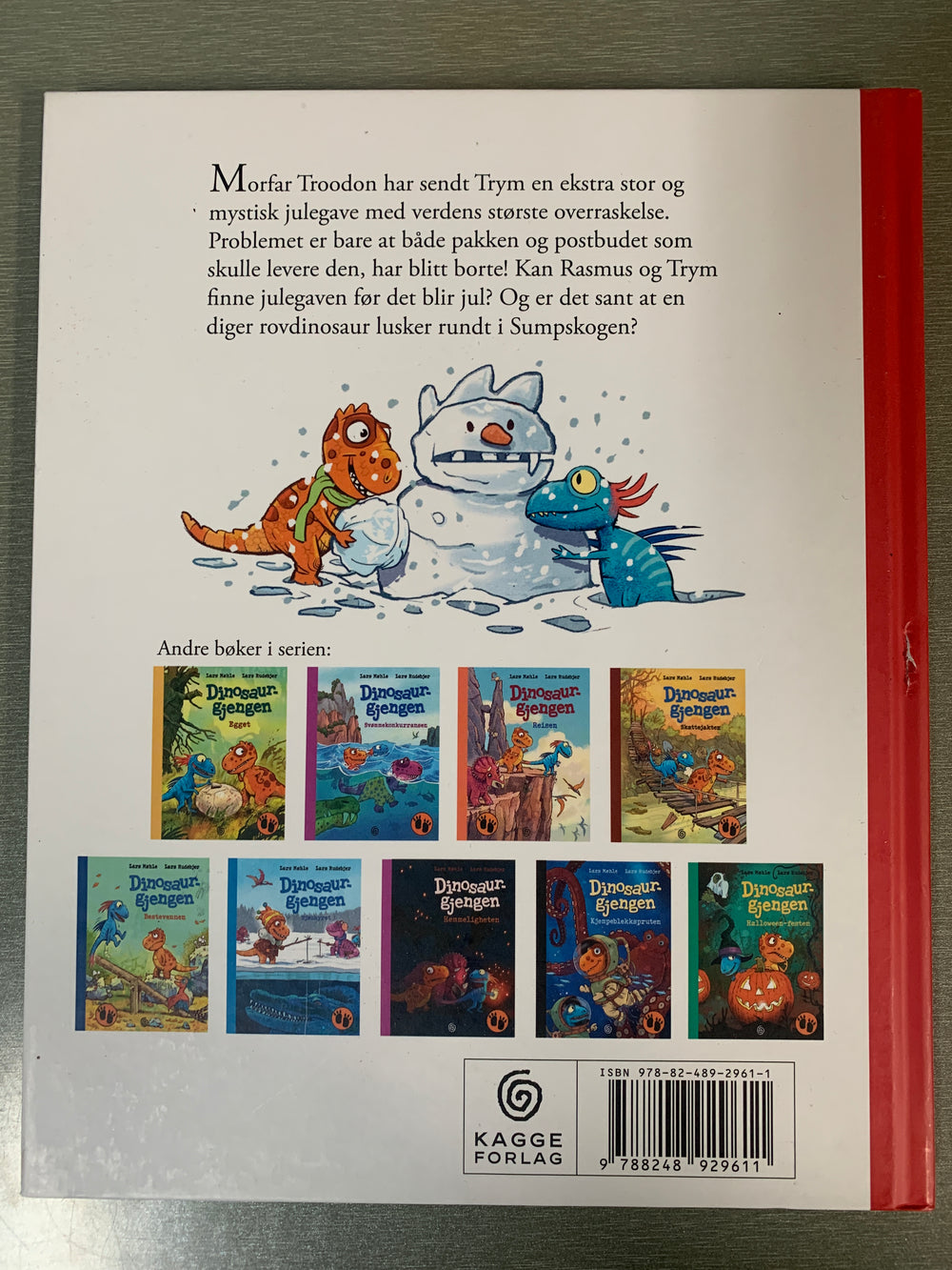 Lars Mæhle. Dinosaurgjengen: Julegaven. Bok.