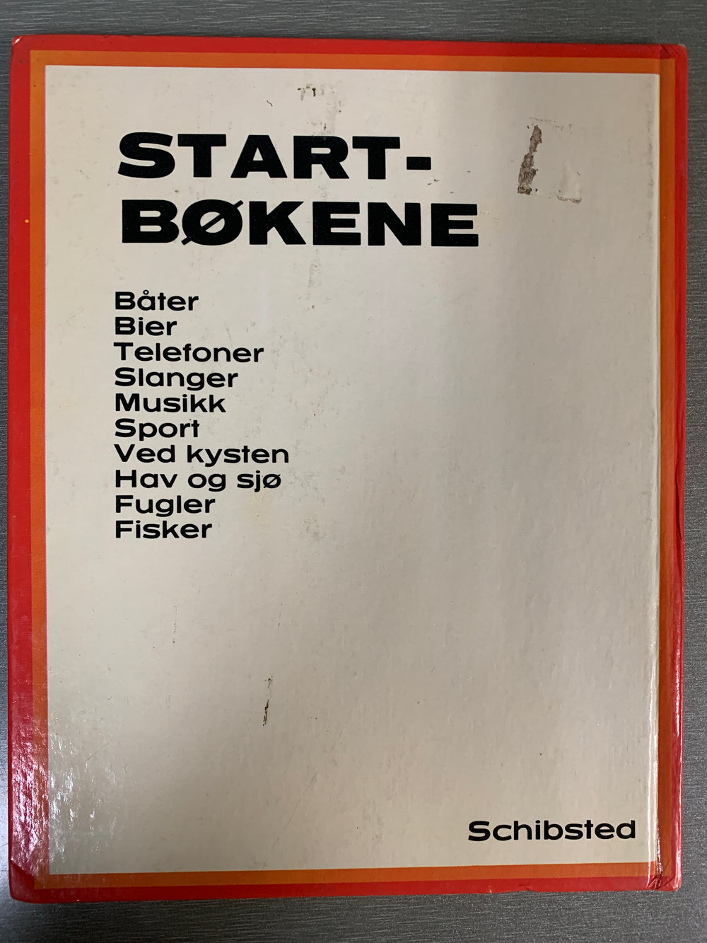 Start-bøkene. Fisker. Bok.