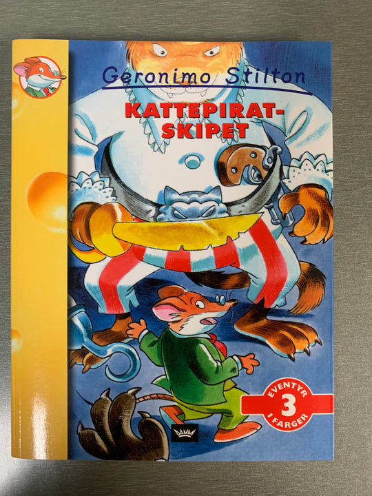 Geronimo Stilton. Kattepiratskipet. Bok.