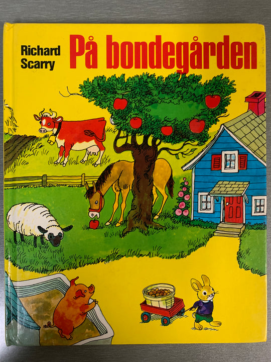 Richard Scarry. På bondegården. Bok.