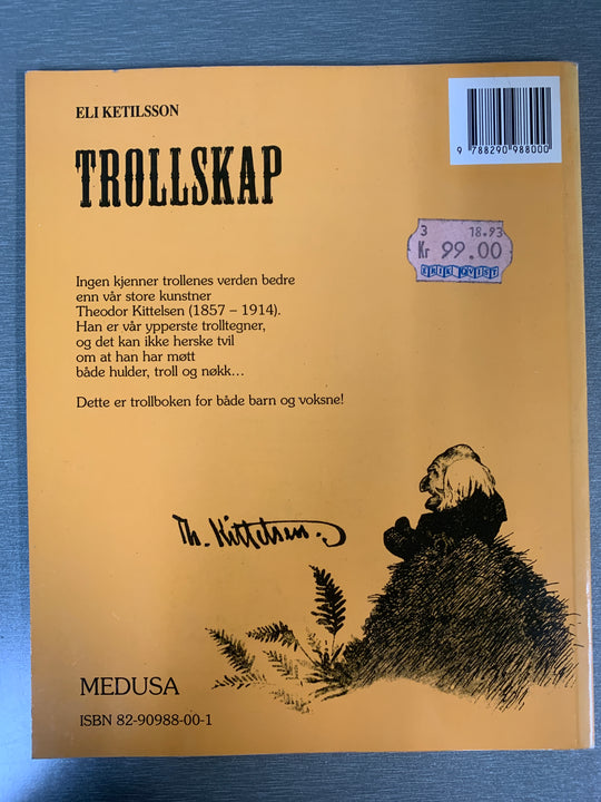 Eli Ketilsson. Trollskap. Bok.