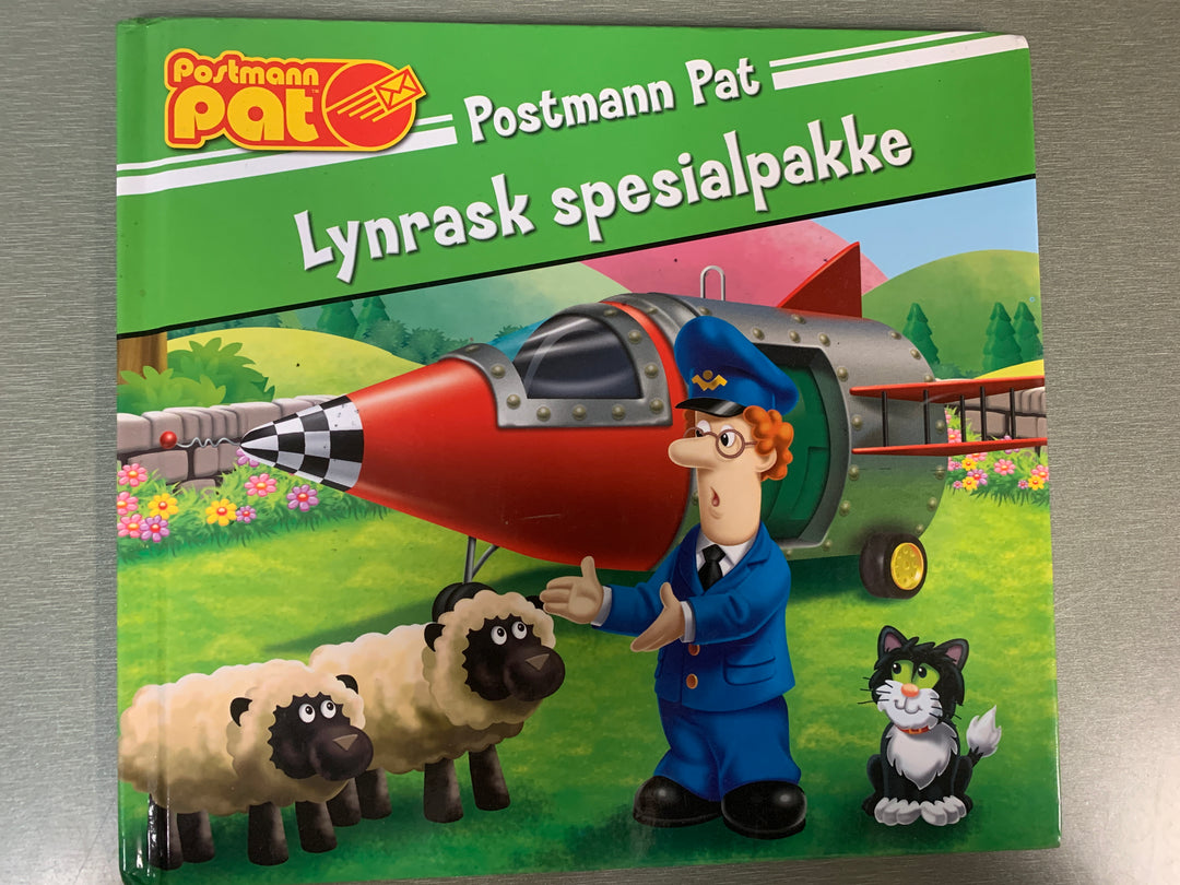 Postmann Pat. Lynrask spesialpakke. Bok.