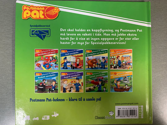 Postmann Pat. Lynrask spesialpakke. Bok.
