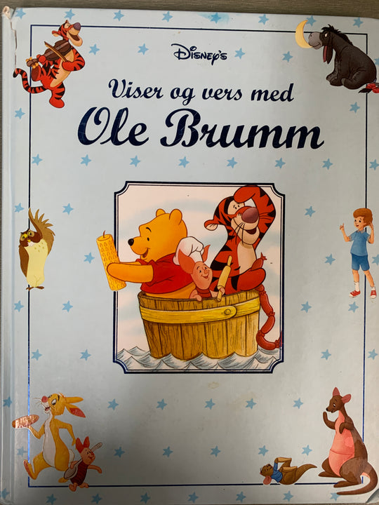 Disney. Viser og vers med Ole Brumm. Bok.