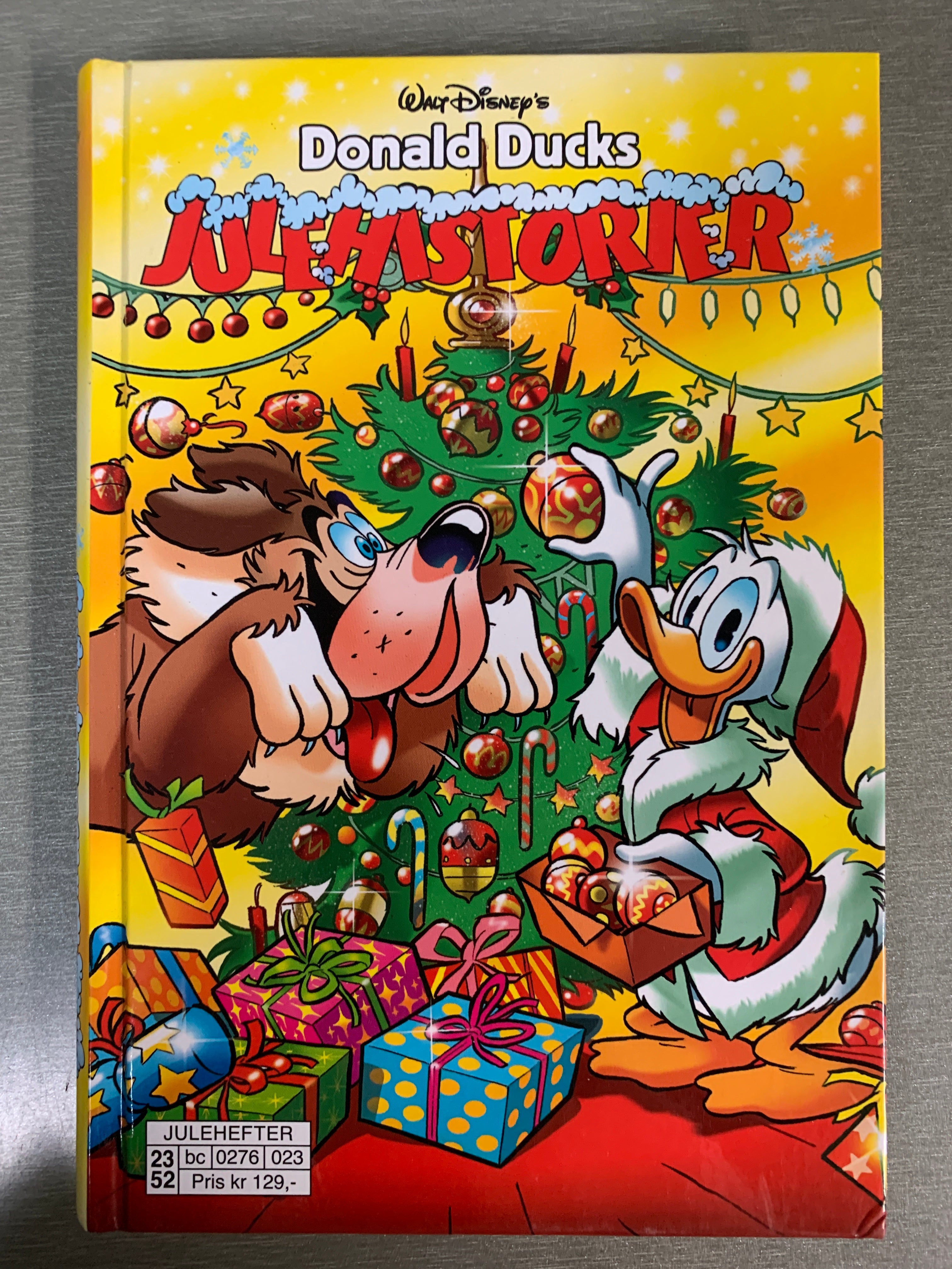 Walt Disney. Donald Ducks Julehistorier. Bok.