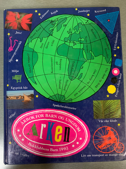 Arken: Årbok for barn og ungdom 1992. Bok.