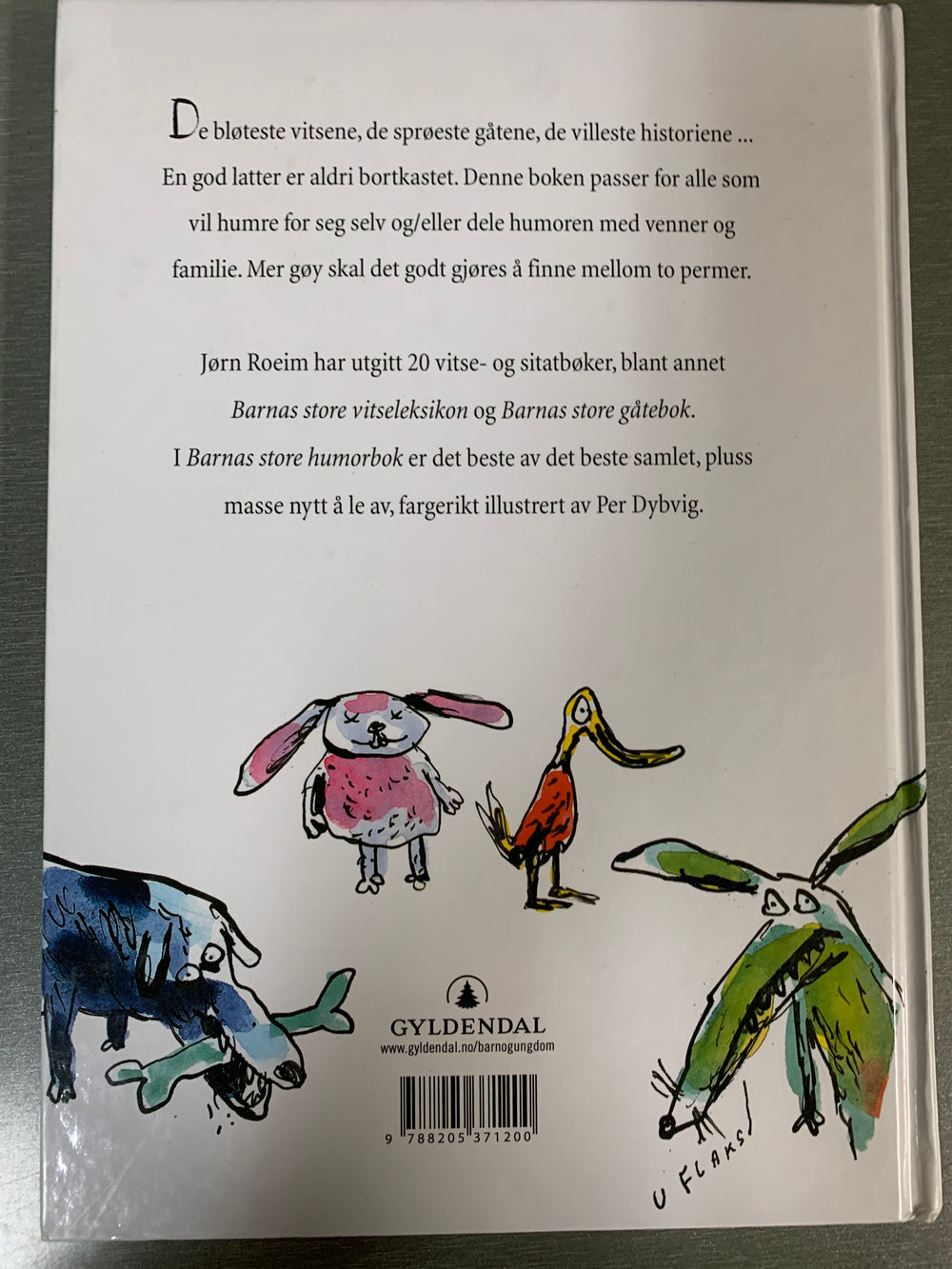 Jørn Roeim: Barnas store humorbok. Bok.