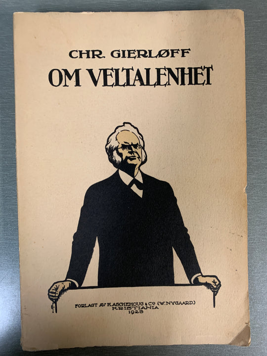 Chr. Gierløff. Om veltalenhet. Bok.