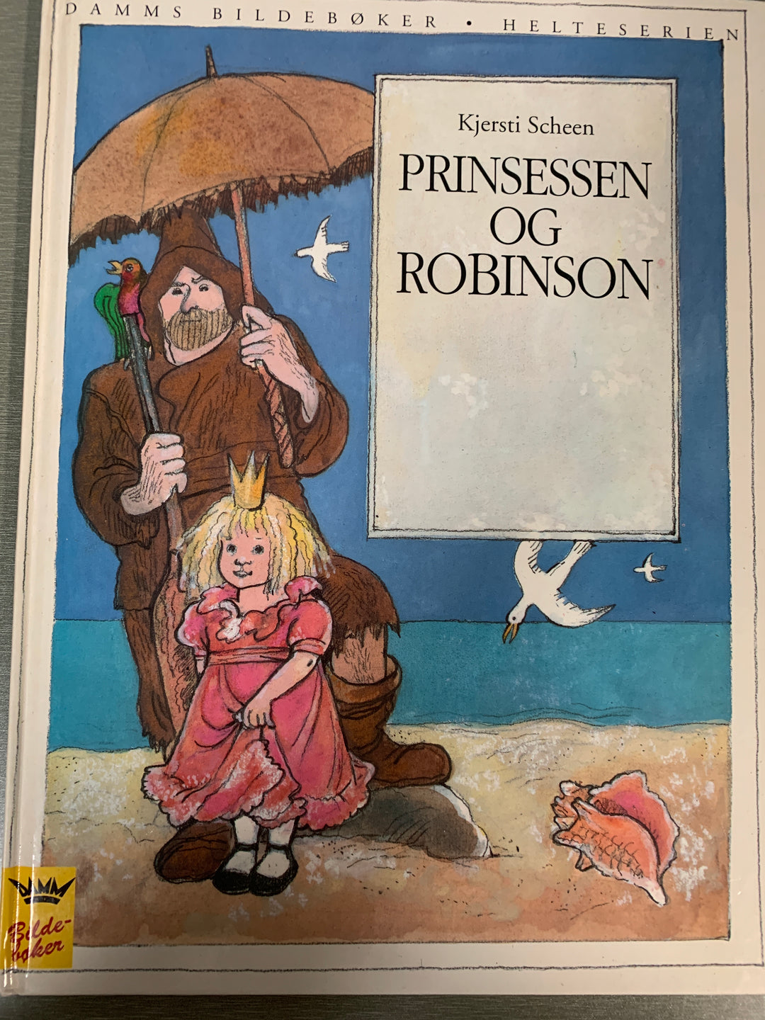 Kjersti Scheen. Prinsessen og Robinson. Bok.