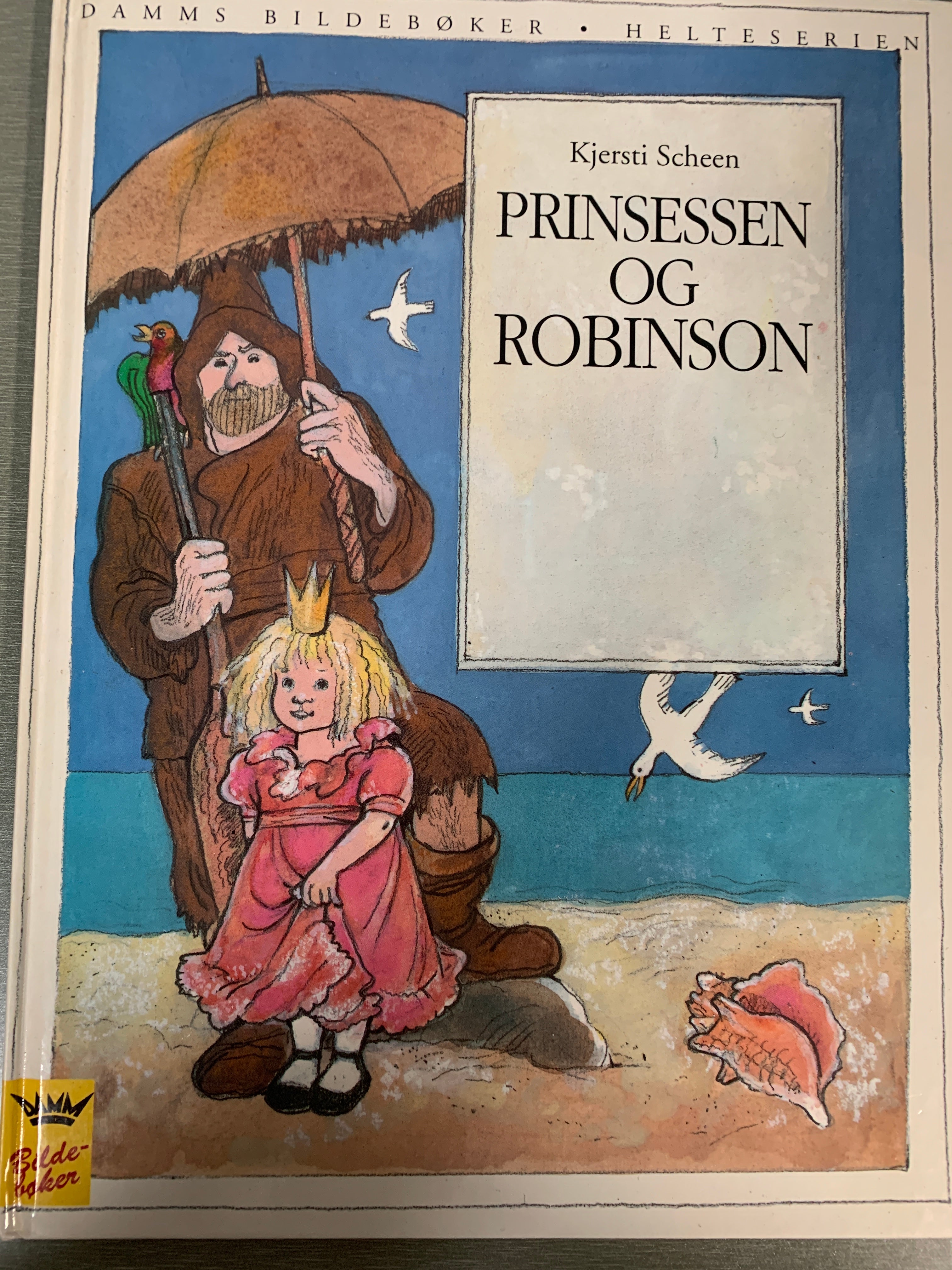 Kjersti Scheen. Prinsessen og Robinson. Bok.