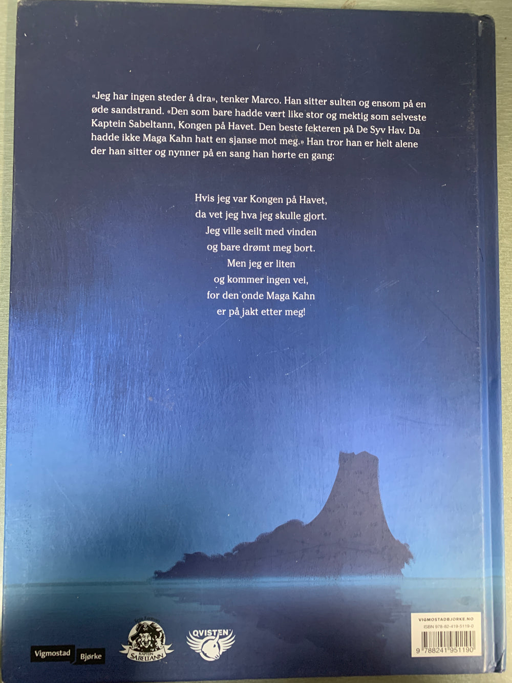 Terje Formoe. Kaptein Sabeltann - Kongen på havet. Bok.