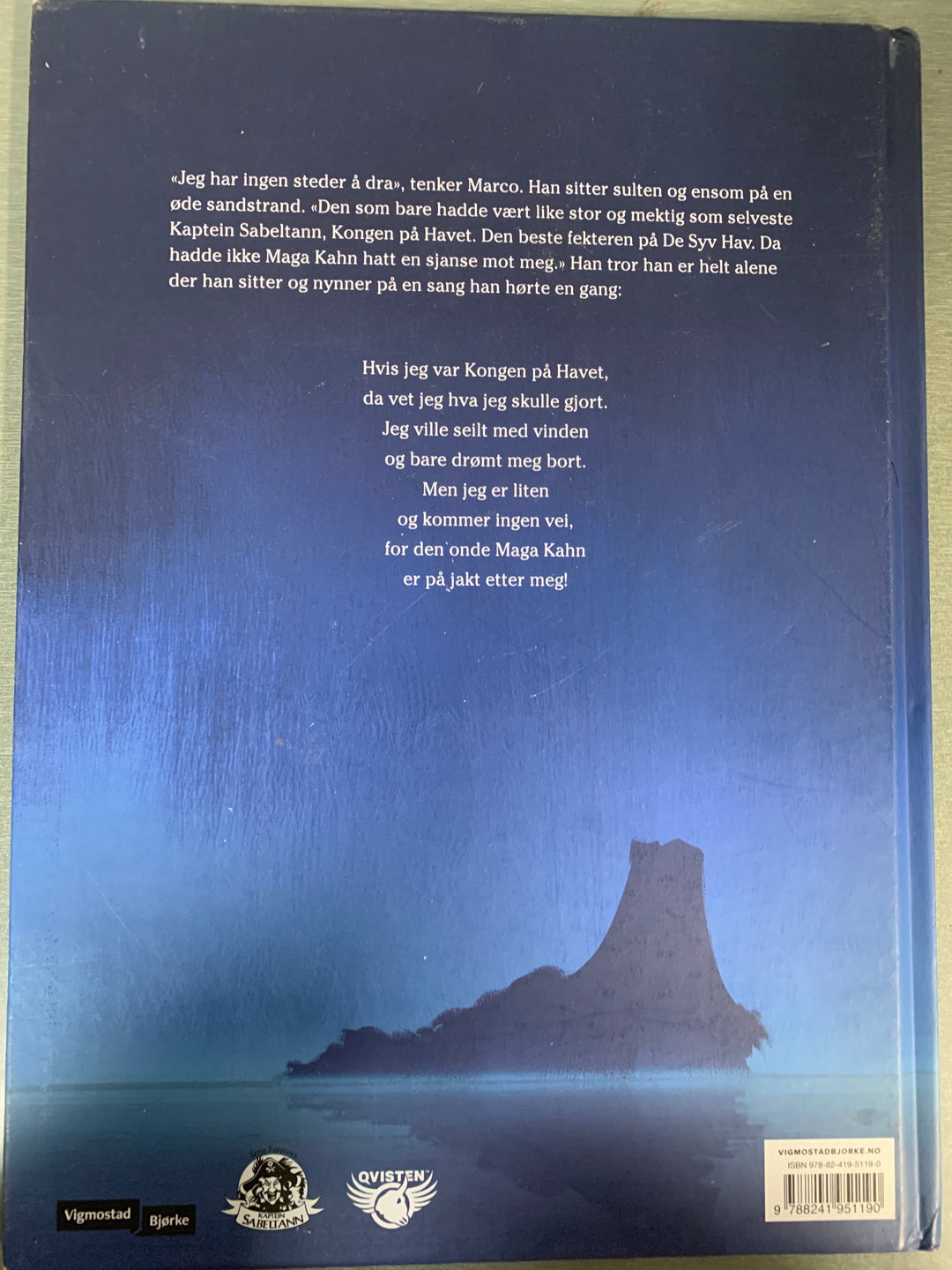 Terje Formoe. Kaptein Sabeltann - Kongen på havet. Bok.