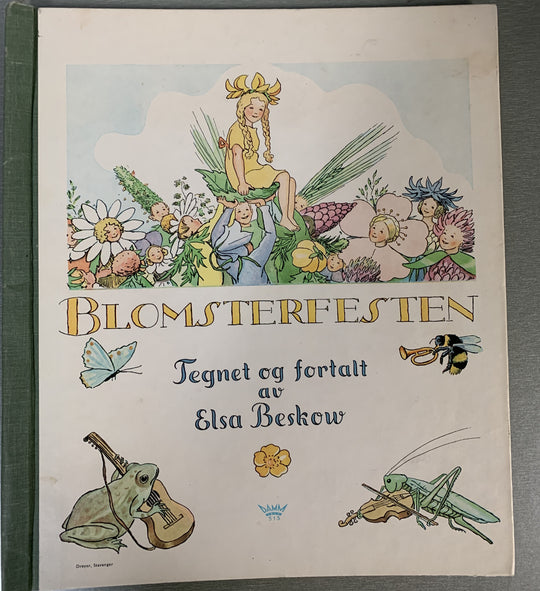 Elsa Beskow. Blomsterfesten. Bok.
