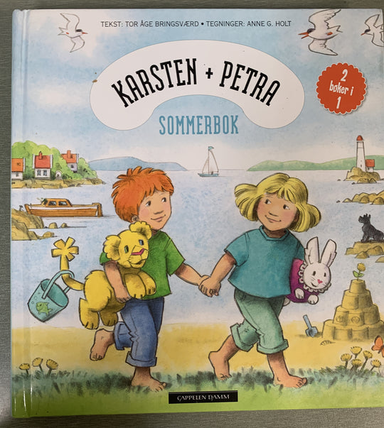 Tor Åge Bringsværd. Karsten + Petra Sommerbok. Bok.