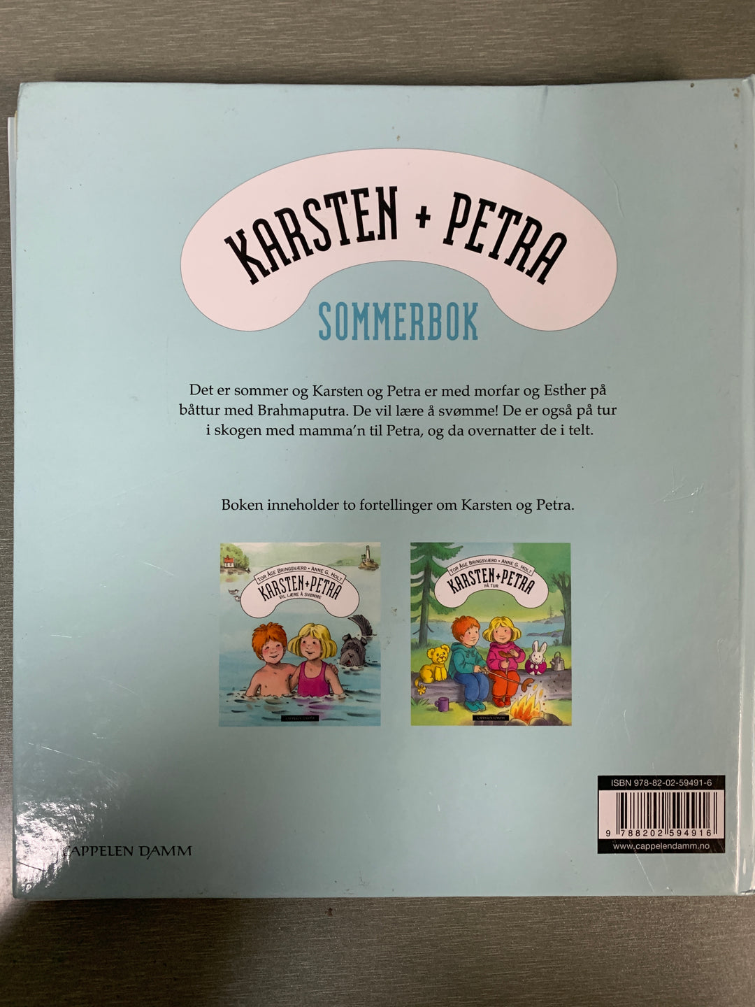Tor Åge Bringsværd. Karsten + Petra Sommerbok. Bok.