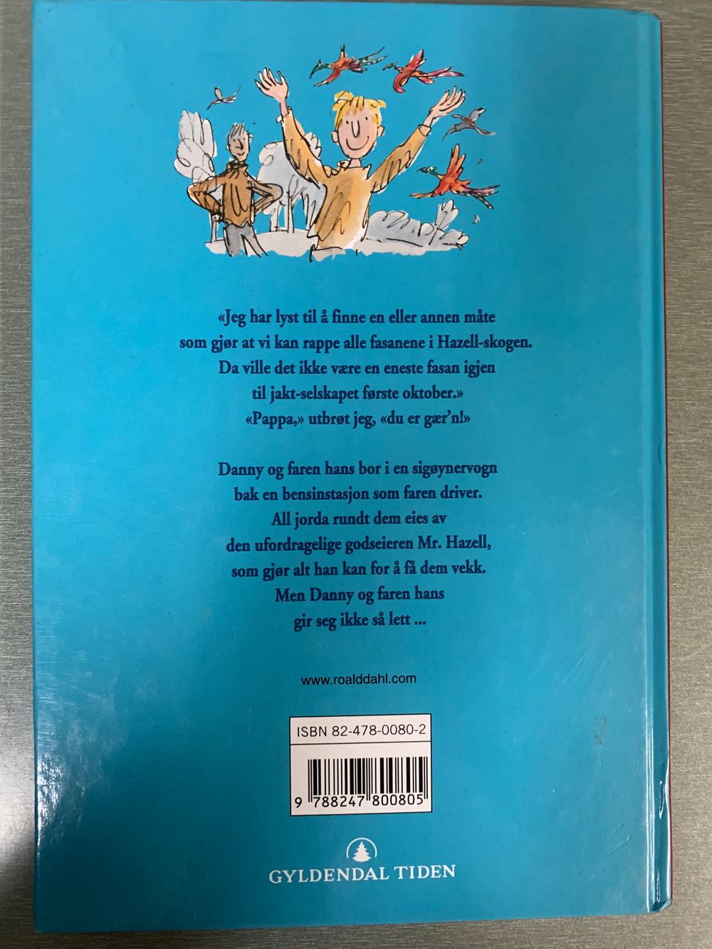 Roald Dahl. Danny og den store fasanjakten. Bok.