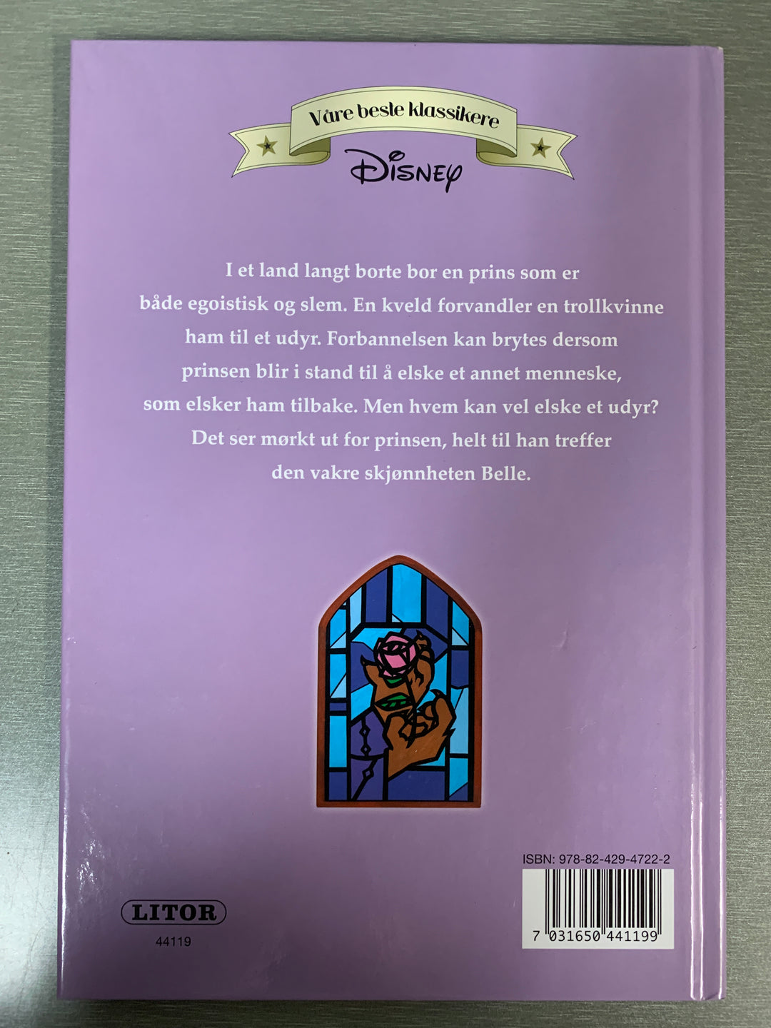 Disney. Skjønnheten og Udyret. Bok.