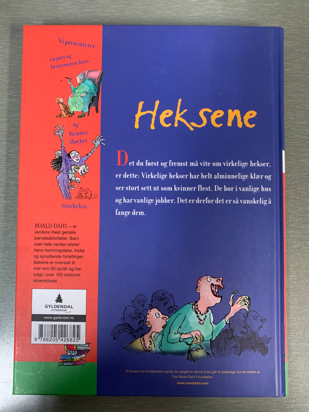 Roald Dahl. Heksene. Bok.