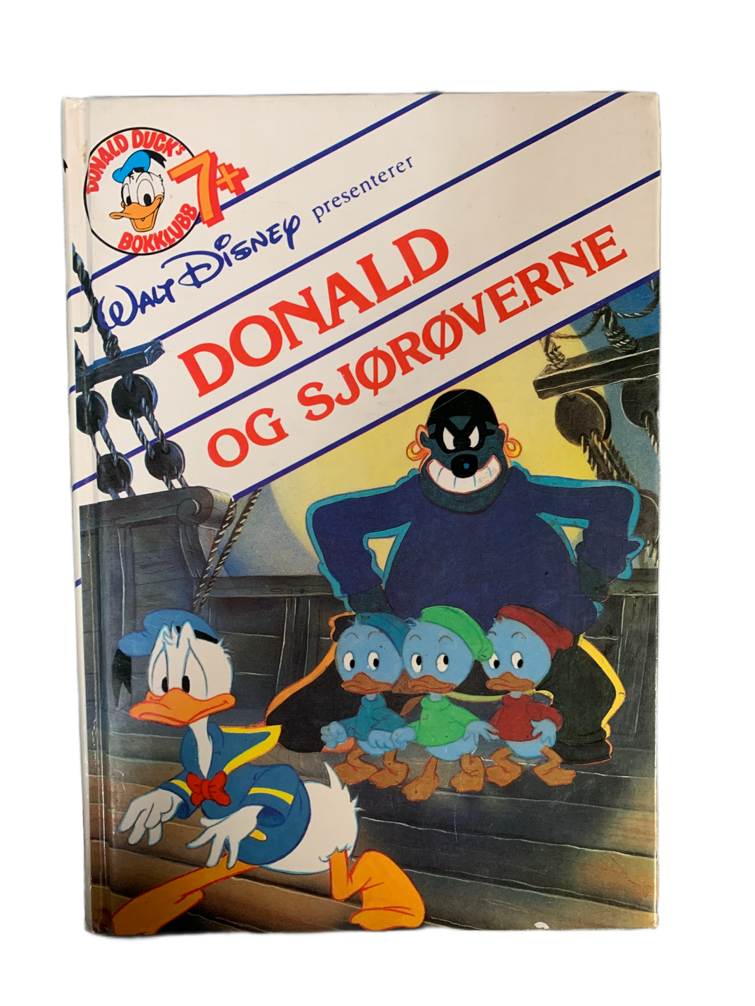Walt Disney. 1986. Donald og sjørøverne. Bok.