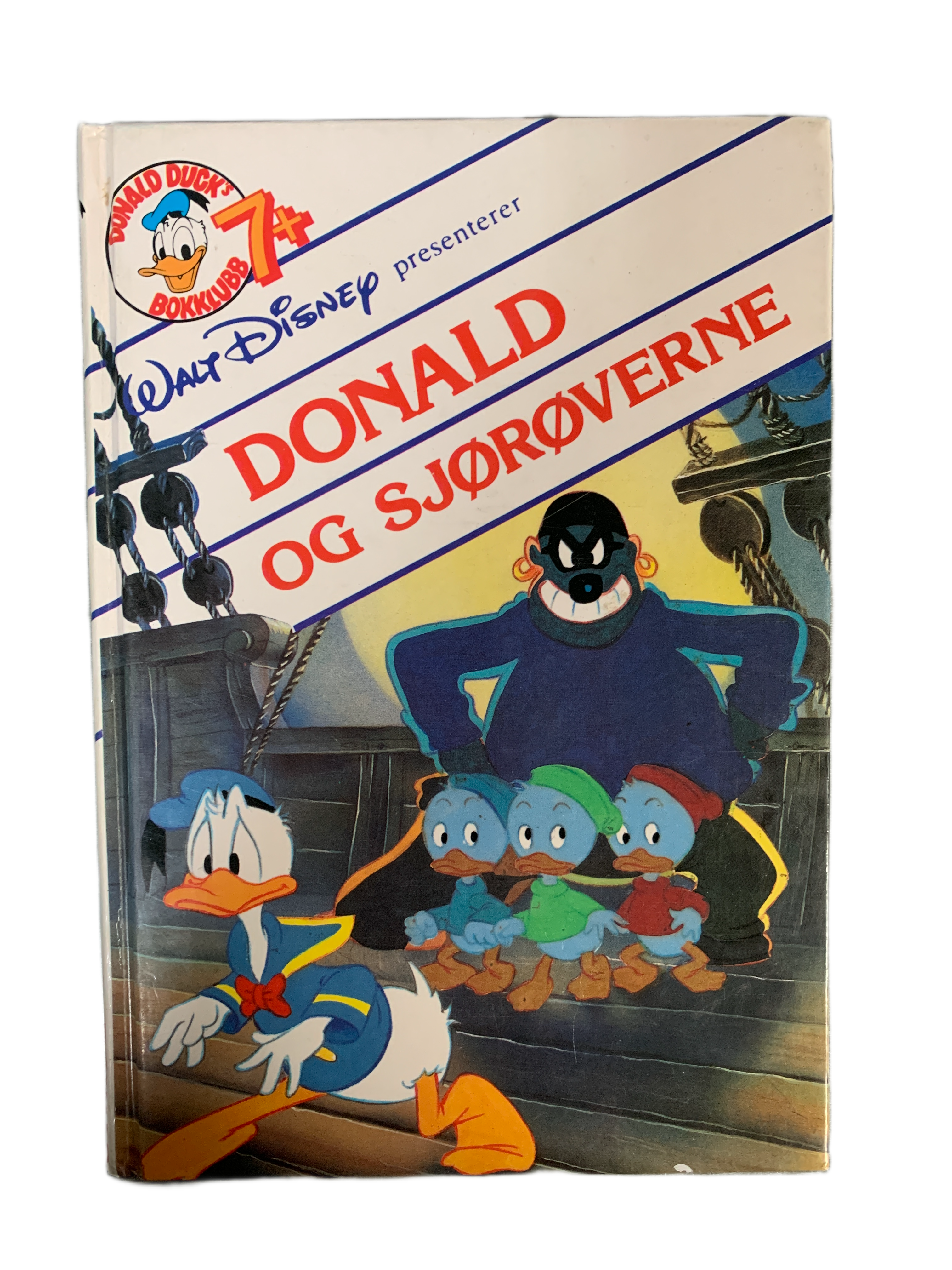 Walt Disney. 1986. Donald og sjørøverne. Bok.