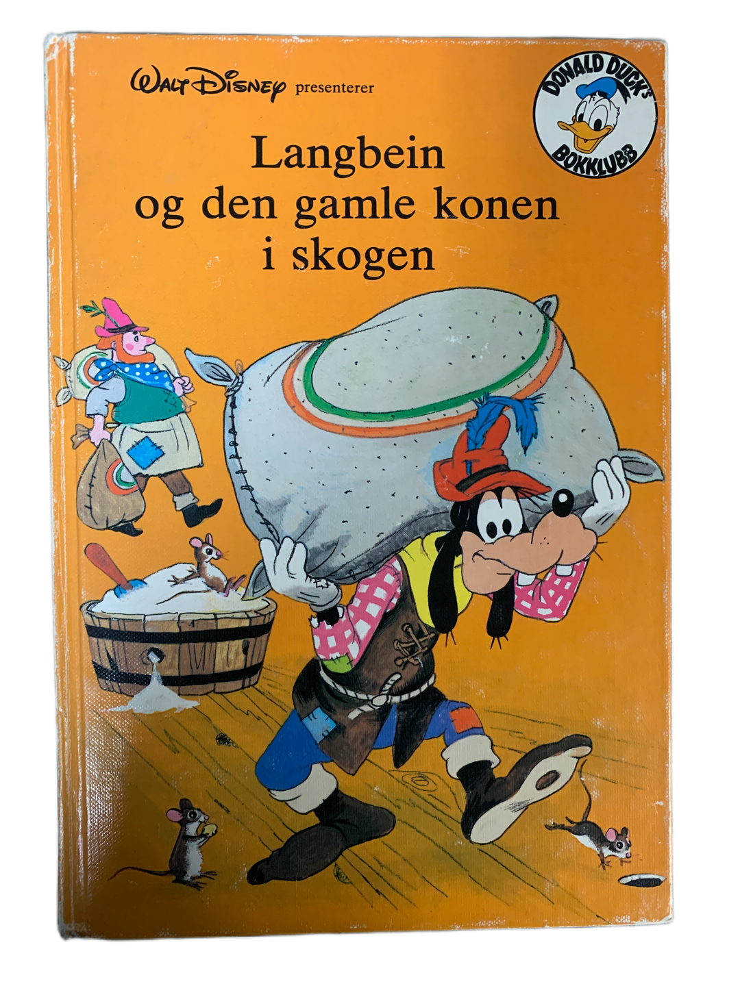 Walt Disney. 1978. Langbein og den gamle konen i skogen. Bok.