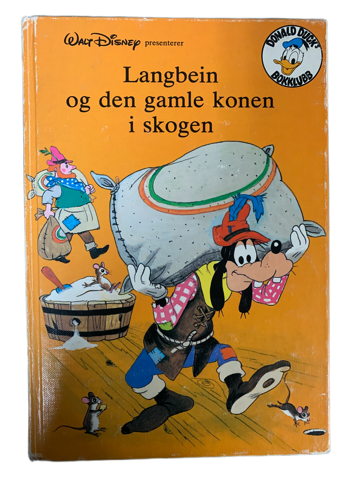 Walt Disney. 1978. Langbein og den gamle konen i skogen. Bok.