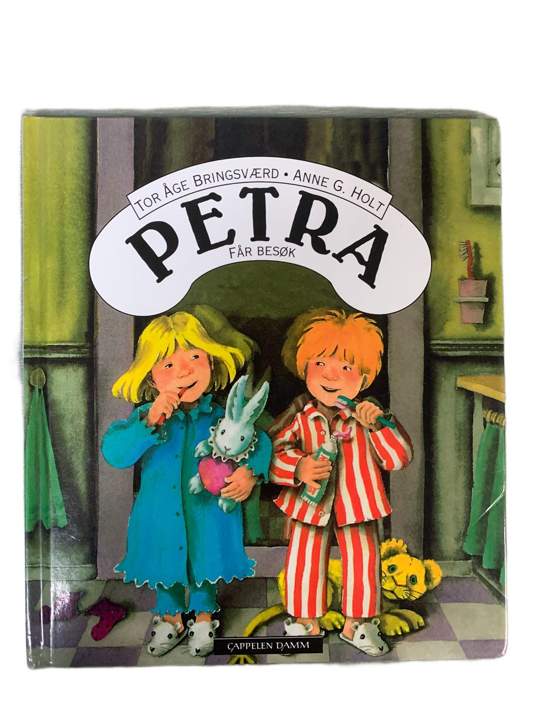 Tor Åge Bringsværd & Anne G. Holt. 1994. Petra får besøk. Bok.