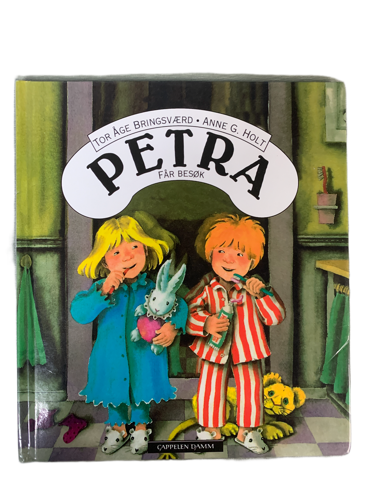Tor Åge Bringsværd & Anne G. Holt. 1994. Petra får besøk. Bok.
