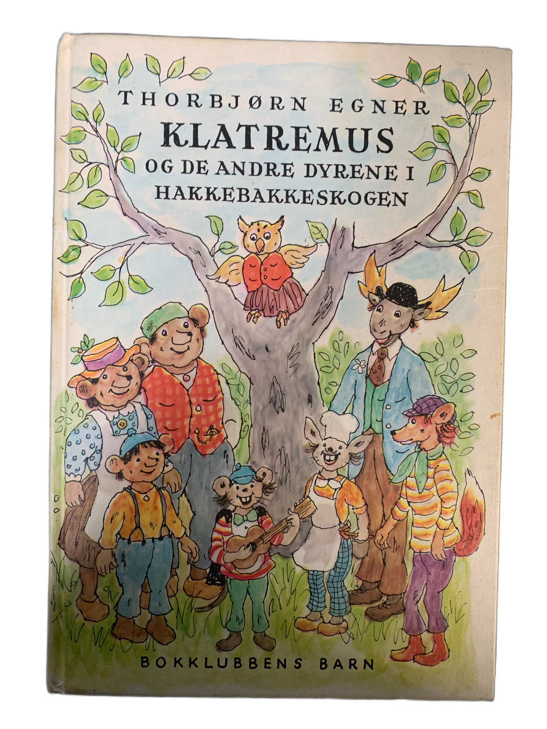 Thorbjørn Egner. 1978. Klatremus og de andre dyrene i Hakkebakkeskogen. Bok.