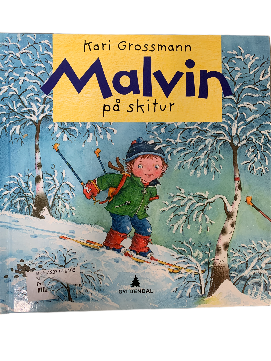 Kari Grossmann, 2011. Malvin på skitur. Bok.