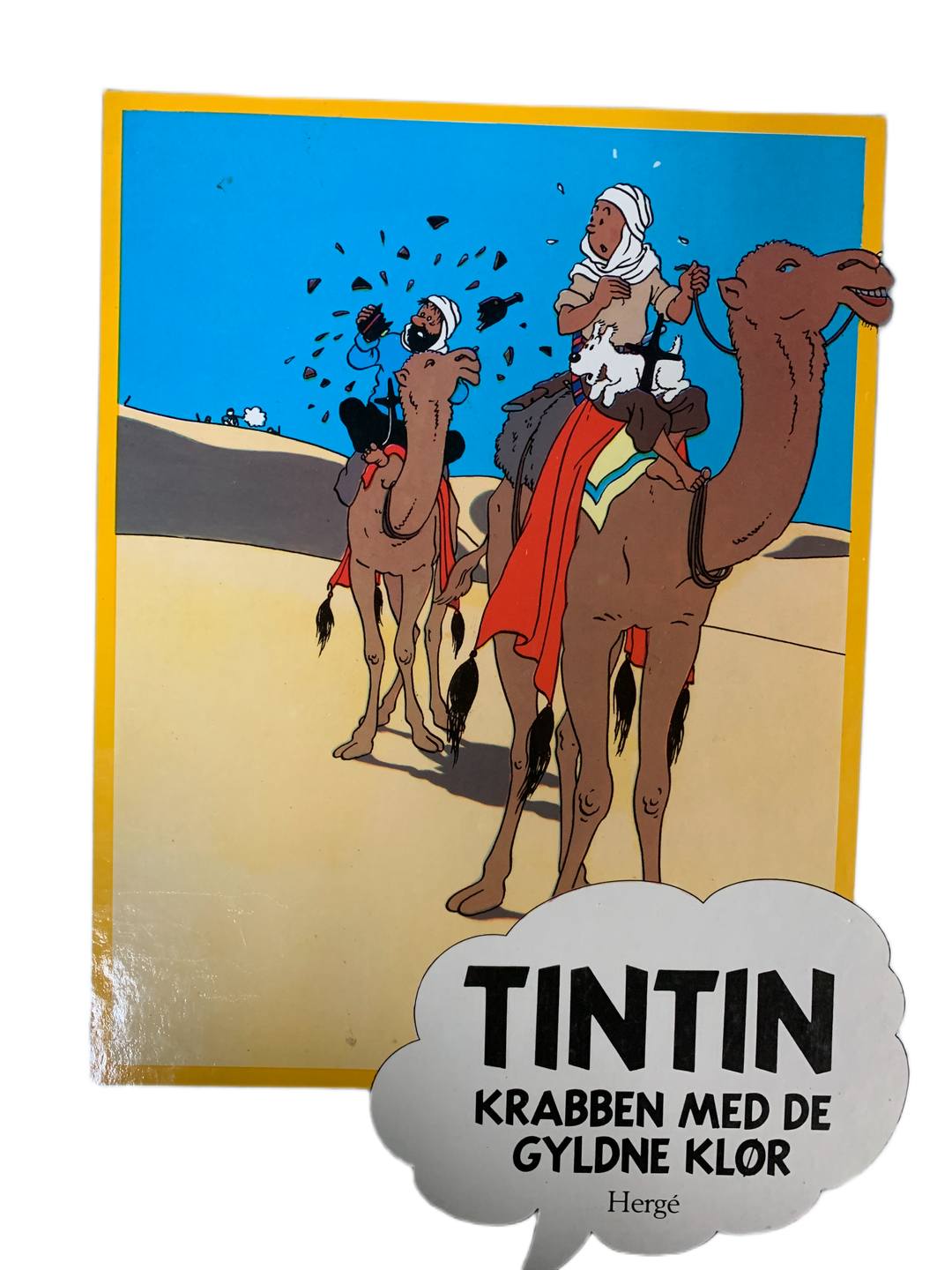 Hergé, 1974. Tintin: Krabben med de gyldne klør. Bok.