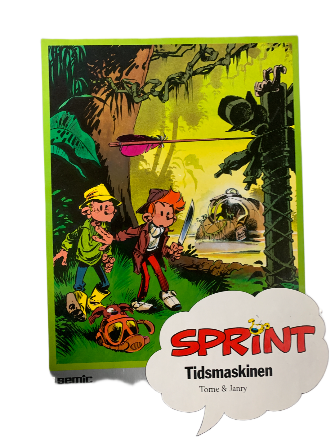 Tome & Janry, 1991. Sprint: Tidsmaskinen. Bok.